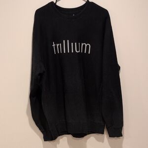 Trillium Men's Black Crewneck Sweater